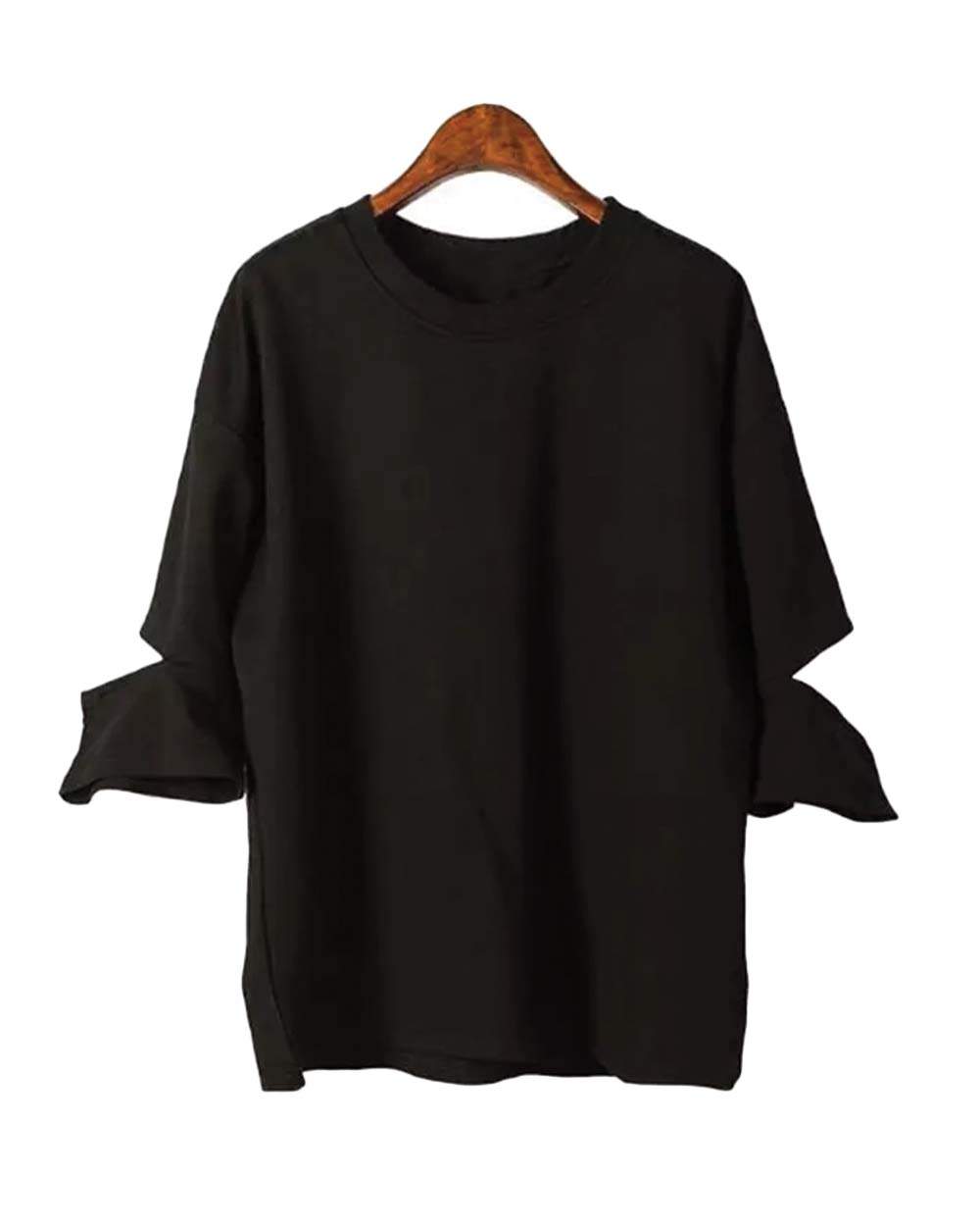 Cut-Out Sleeves T-Shirt - COLORS