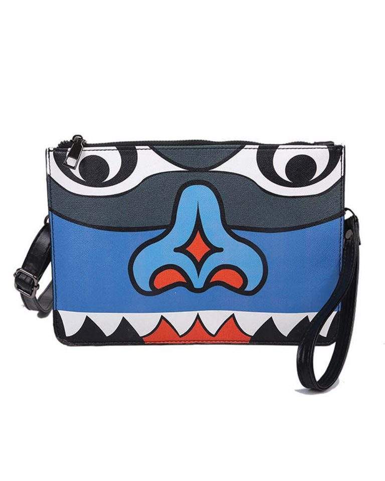 Tribal Print Clutch Bag