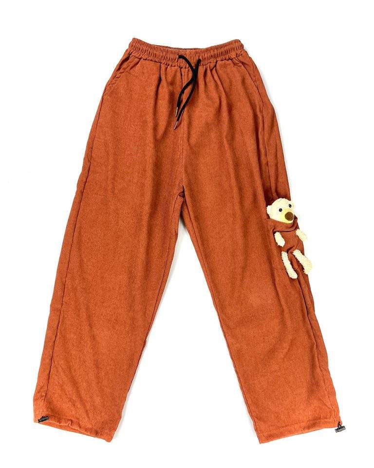 'Carry Me With You' Teddy Corduroy Jogger Pants