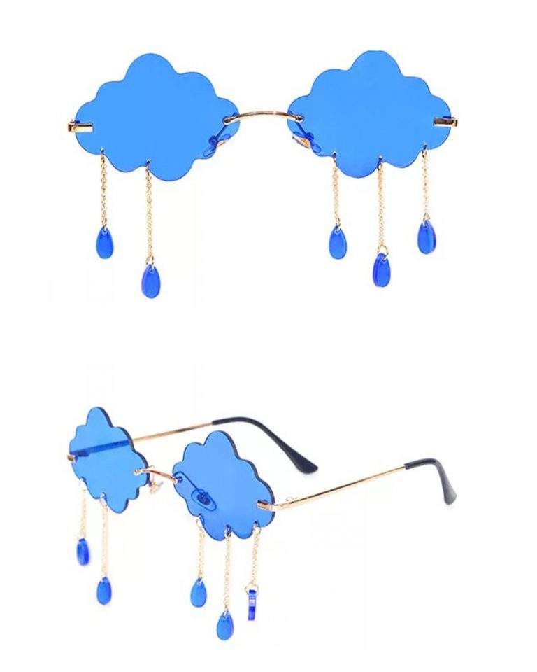 Clouds & Raindrops Sunglasses