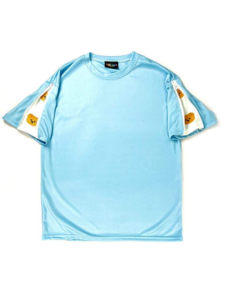Zip-Up Sleeves T-Shirt